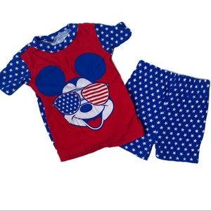 Mickey Mouse patriotic sleep wear